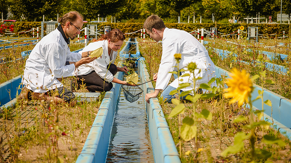 Test facility: Pesticide concentrations in running waters. Photo: André Künzelmann/UFZ